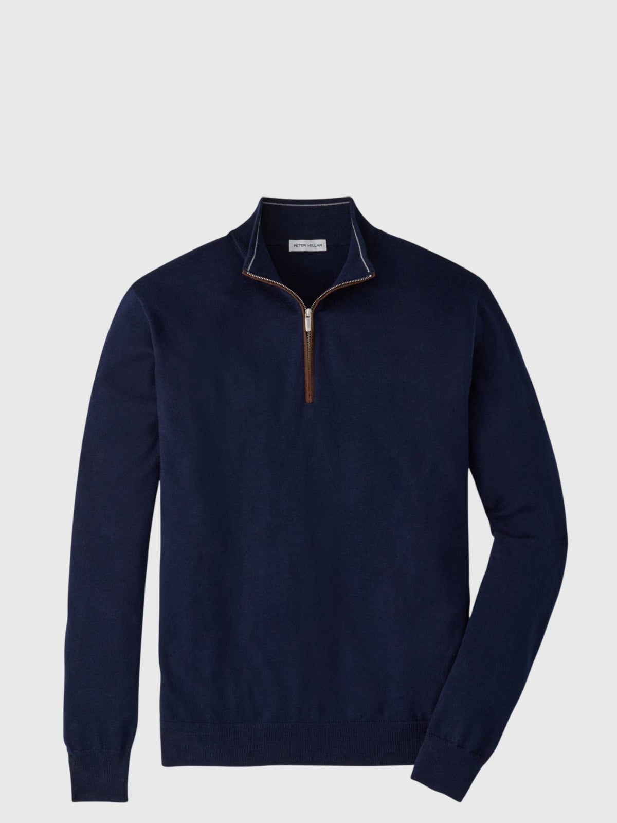 Peter Millar Crown Men's Autumn Crest Suede Trim Quarter-Zip