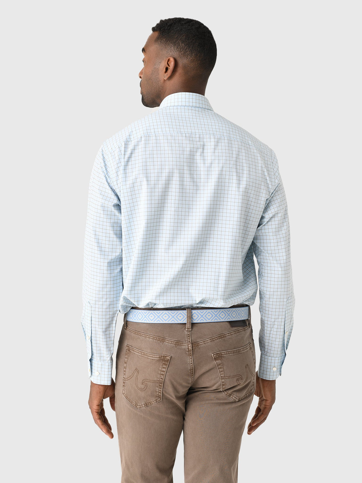 Peter Millar Crown Crafted Men's Bechet Performance Poplin Sport Shirt