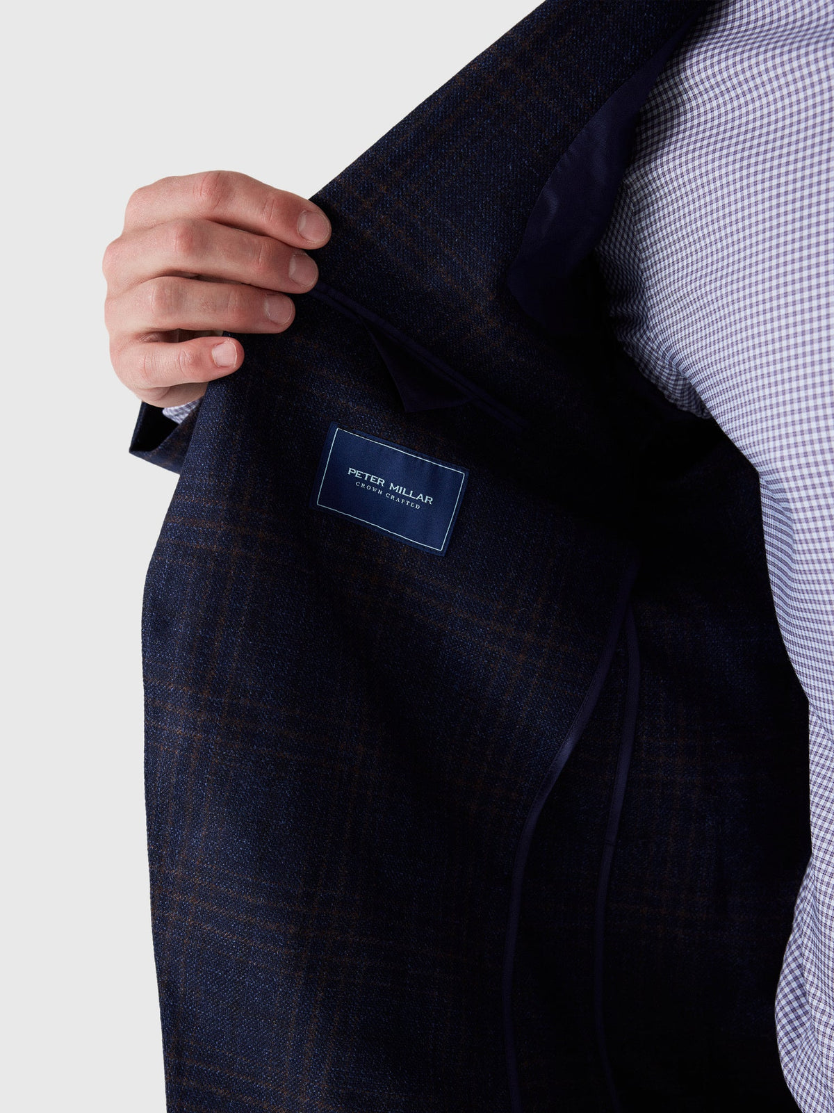 Peter Millar Crown Crafted Men's Collins Plaid Soft Jacket