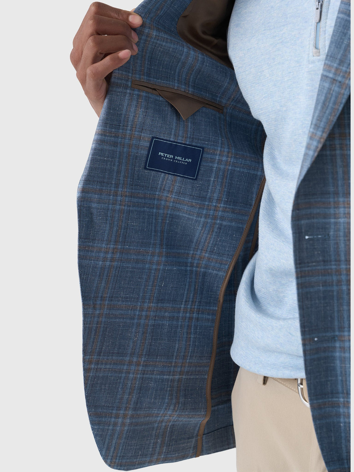 Peter Millar Crown Crafted Men's Hertford Plaid Soft Jacket