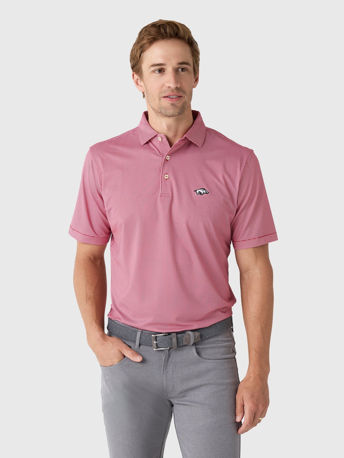 Peter Millar Collegiate Men's Border Performance Jersey Polo