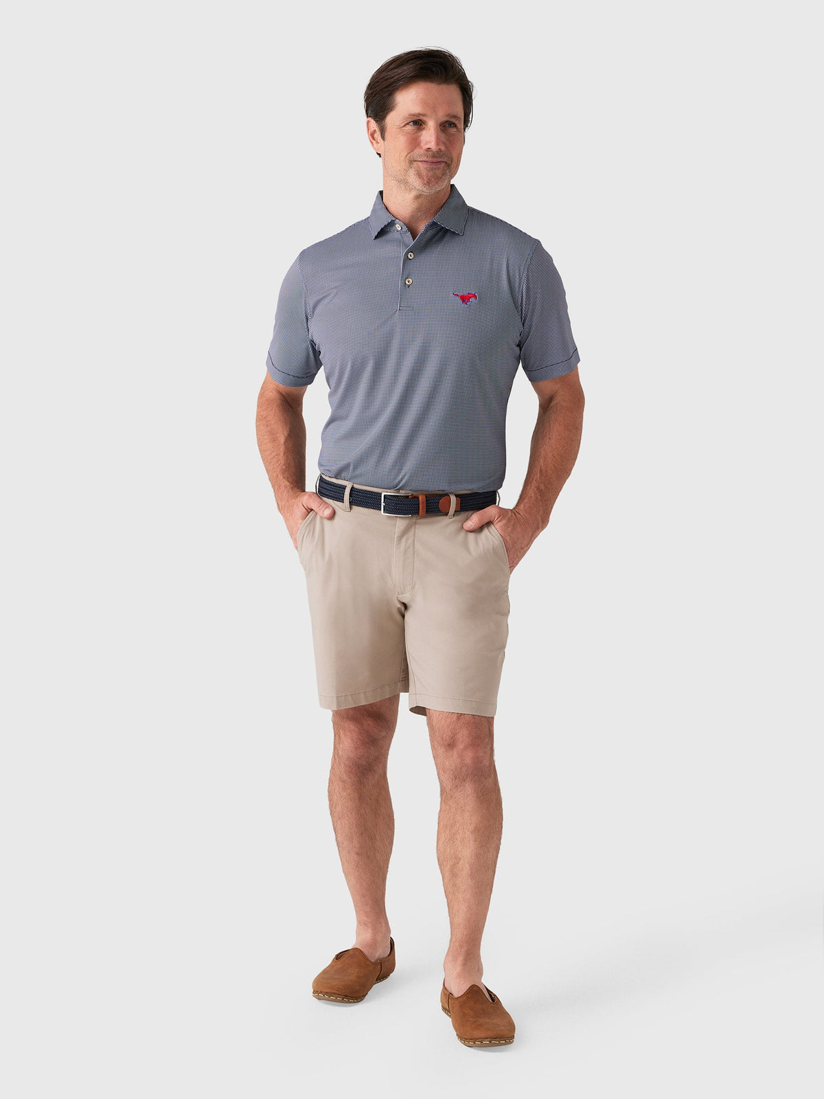 Peter Millar Collegiate Men's Border Performance Jersey Polo