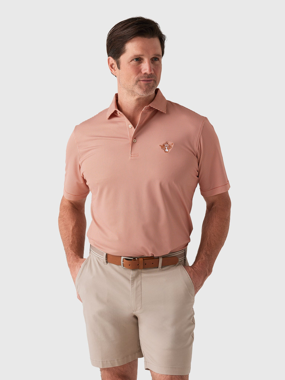 Peter Millar Collegiate Men's Border Performance Jersey Polo