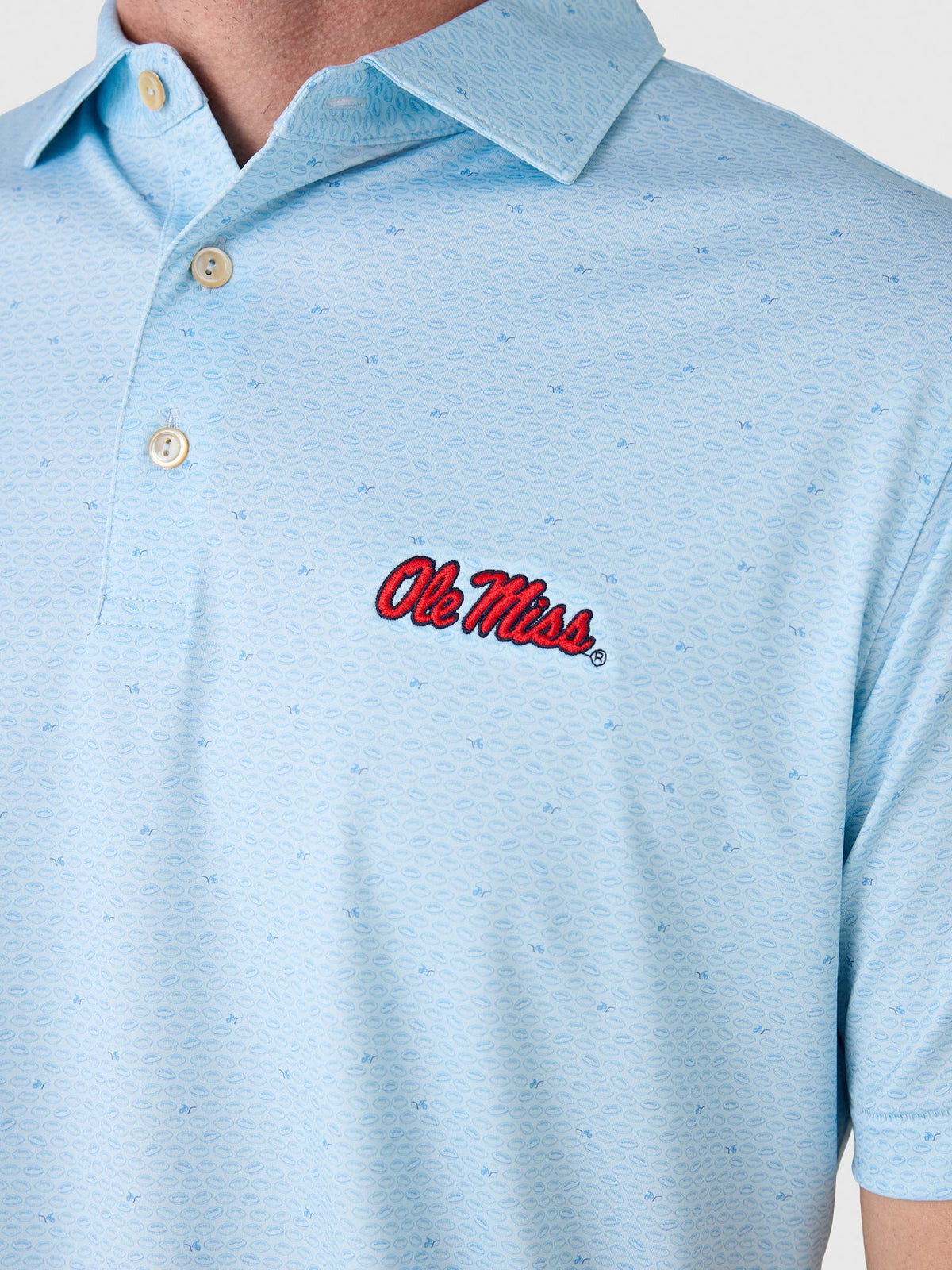 Peter Millar Collegiate Men's On The Ball Performance Jersey Polo