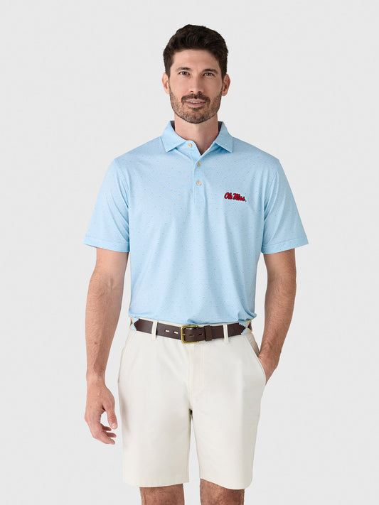 Peter Millar Collegiate Men's On The Ball Performance Jersey Polo