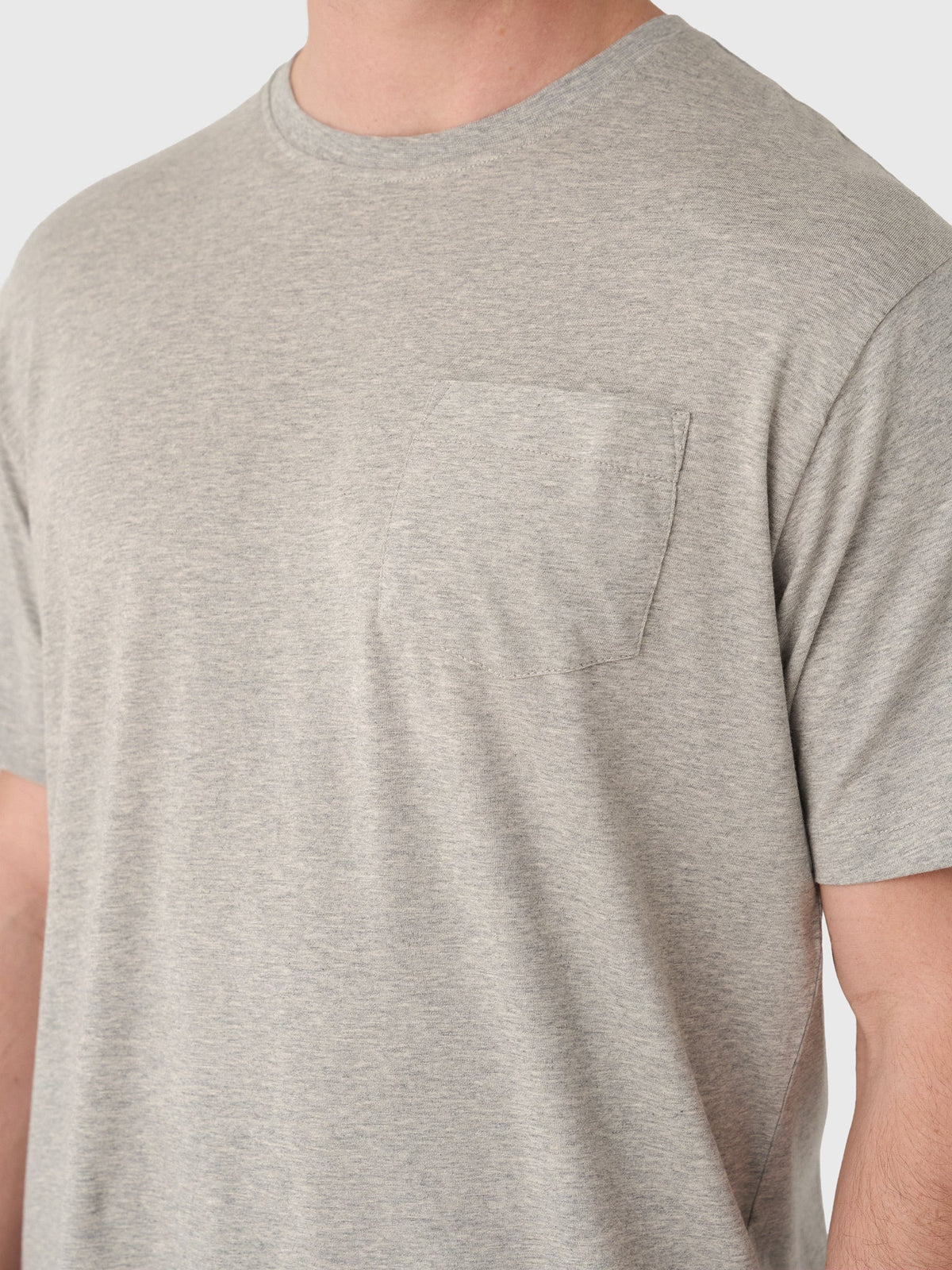 Peter Millar Crown Comfort Men's Heathered Short-Sleeve Pocket Tee