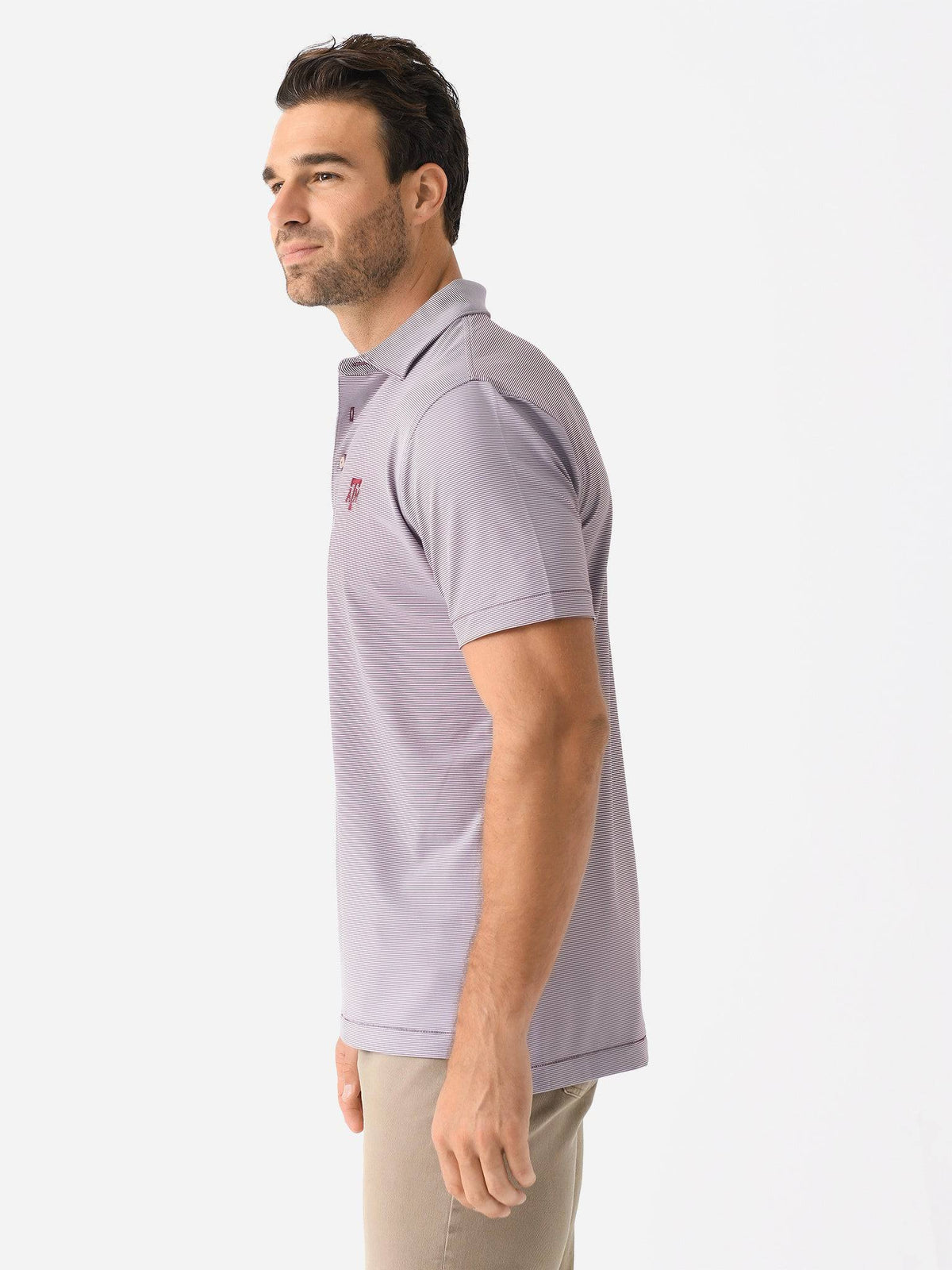 Peter Millar Collegiate Men's Jubilee Stripe Performance Jersey Polo