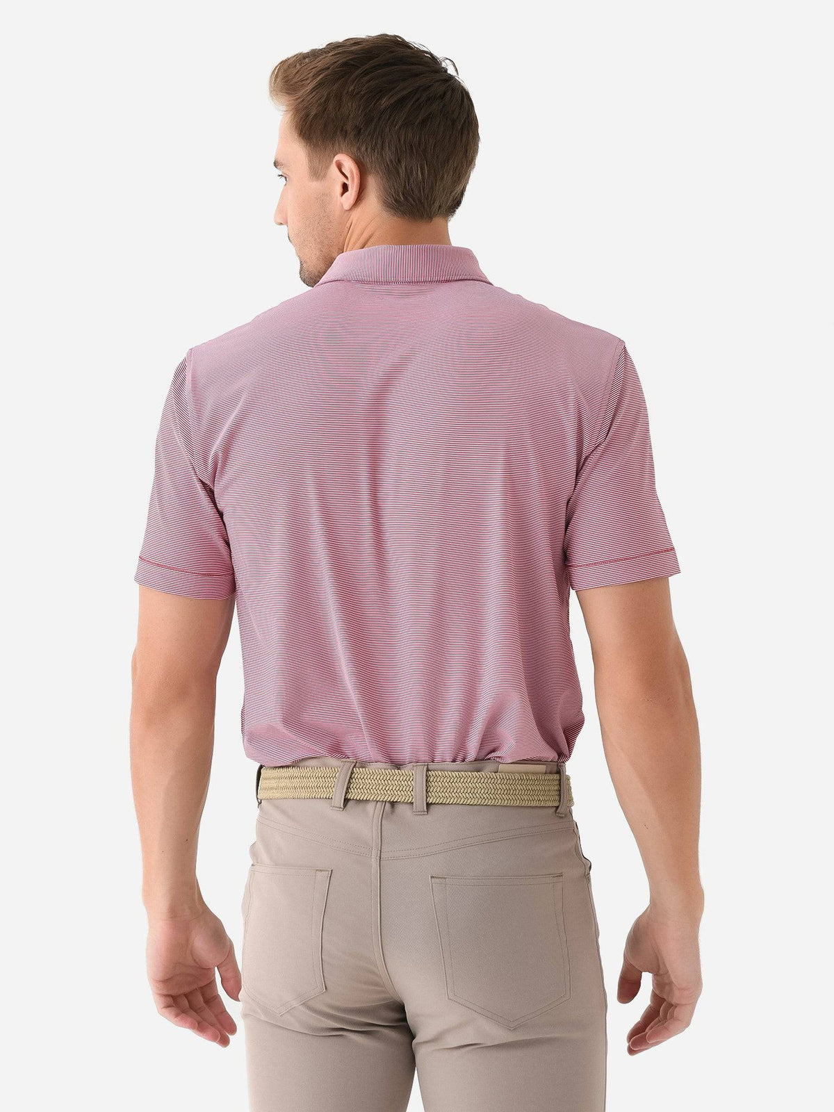 Peter Millar Collegiate Men's Jubilee Stripe Performance Jersey Polo