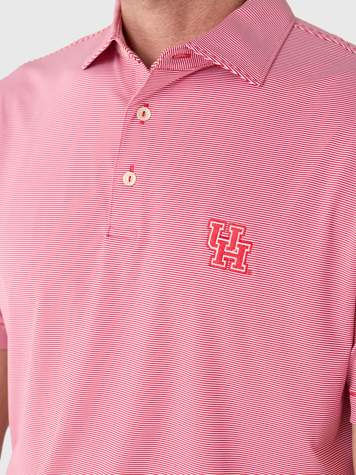 Peter Millar Collegiate Men's Jubilee Stripe Performance Jersey Polo