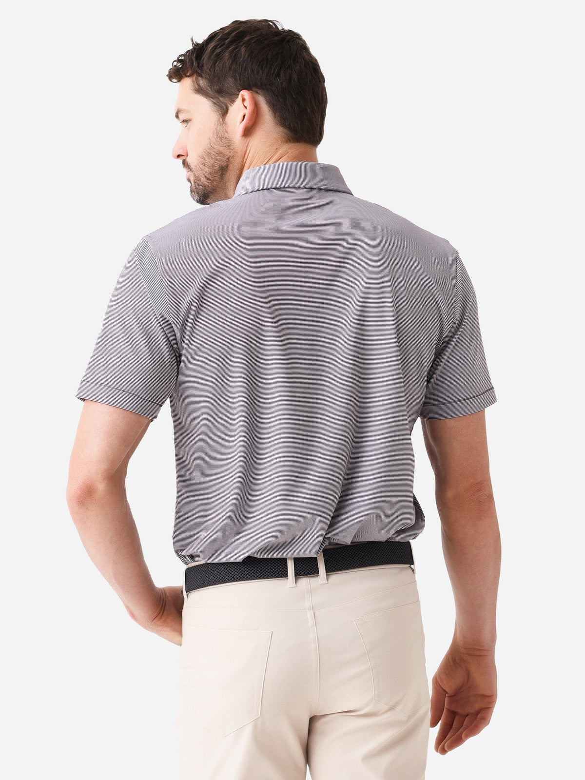 Peter Millar Collegiate Men's Jubilee Stripe Performance Jersey Polo