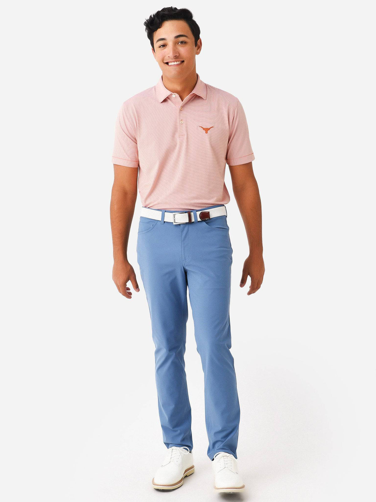 Peter Millar Collegiate Men's Jubilee Stripe Performance Jersey Polo