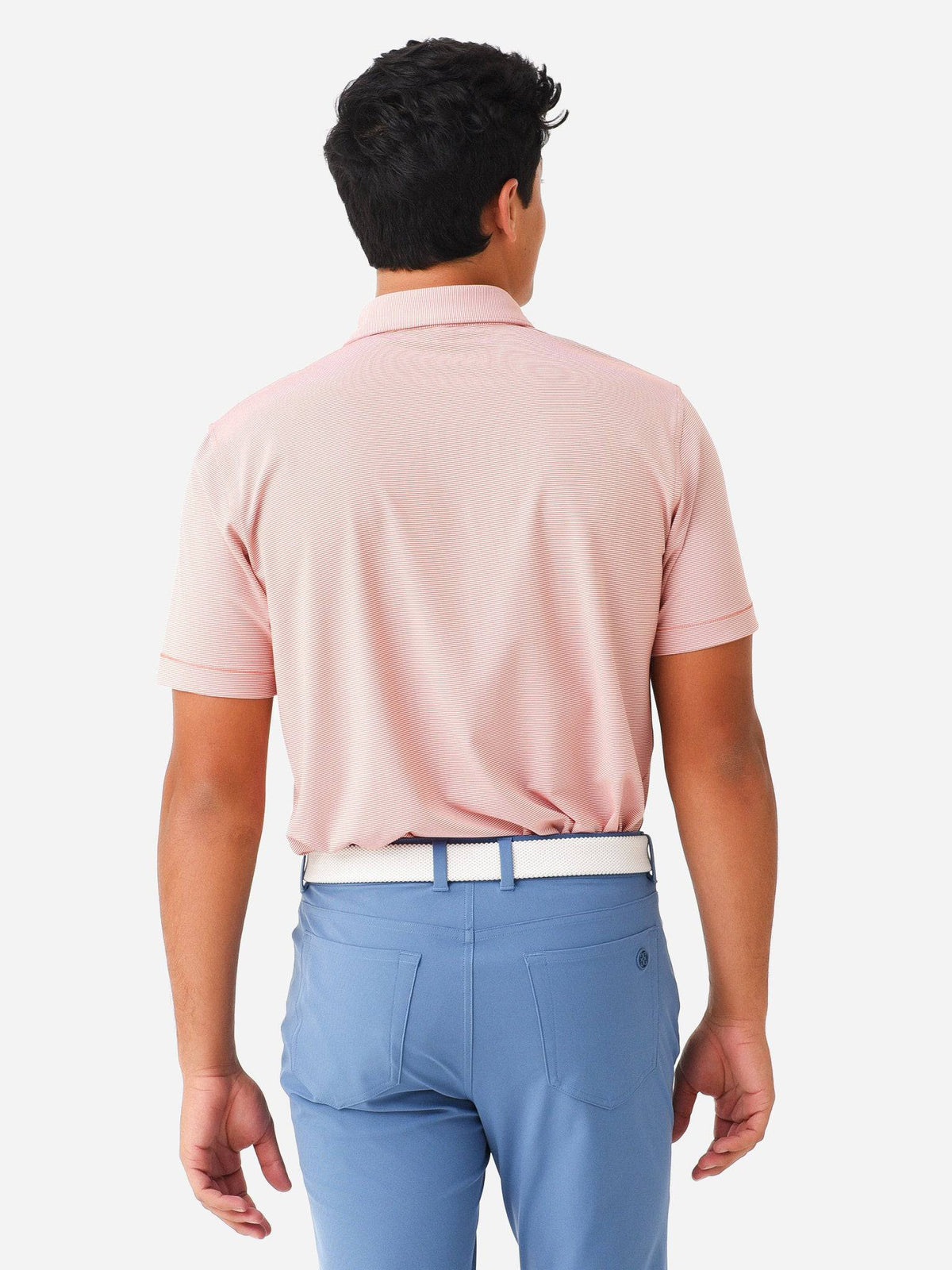 Peter Millar Collegiate Men's Jubilee Stripe Performance Jersey Polo