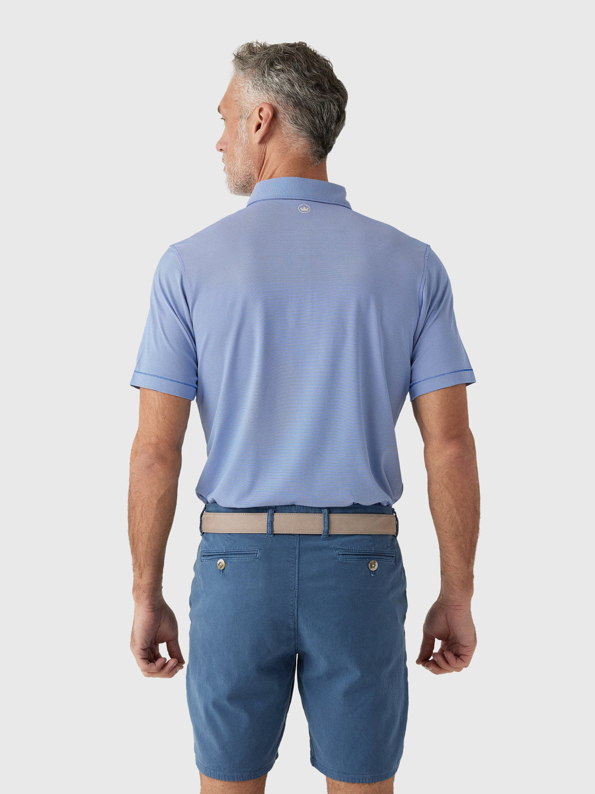 Peter Millar Collegiate Men's Jubilee Stripe Performance Jersey Polo