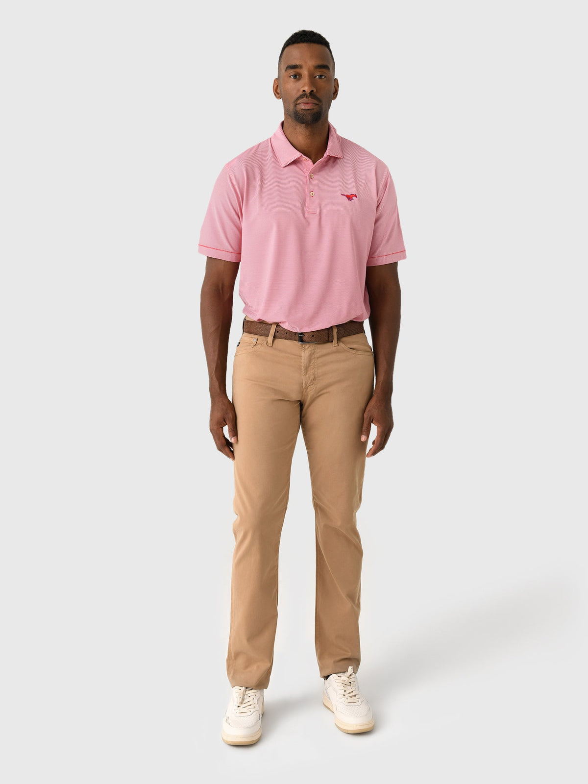 Peter Millar Collegiate Men's Jubilee Stripe Performance Jersey Polo