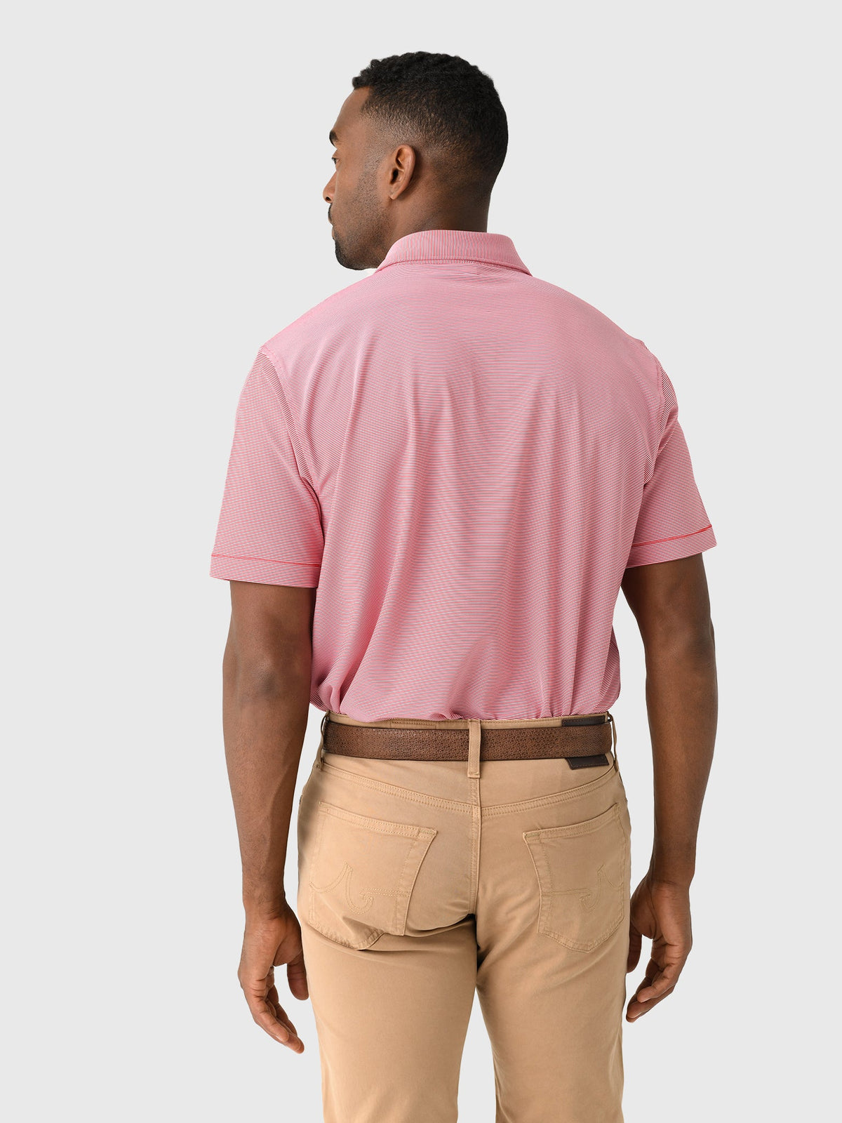 Peter Millar Collegiate Men's Jubilee Stripe Performance Jersey Polo