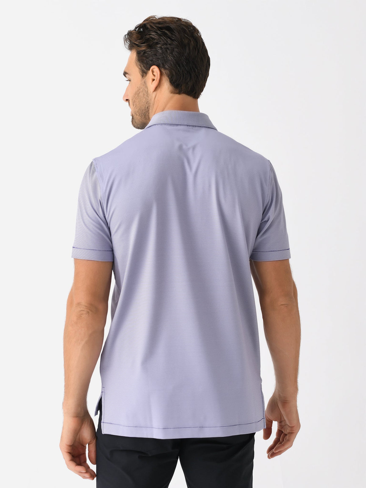 Peter Millar Collegiate Men's Jubilee Stripe Performance Jersey Polo