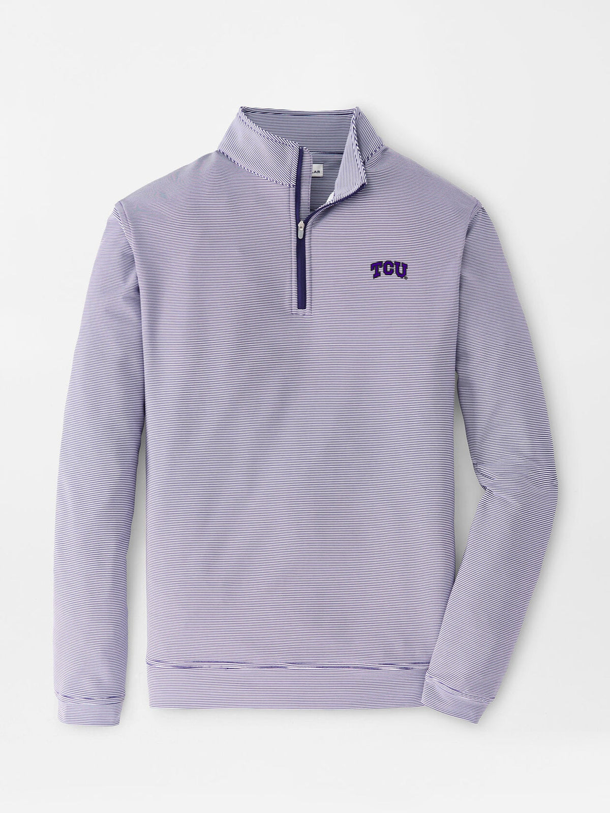 Peter Millar Collegiate Men's Perth Mini Stripe Performance Quarter-Zip