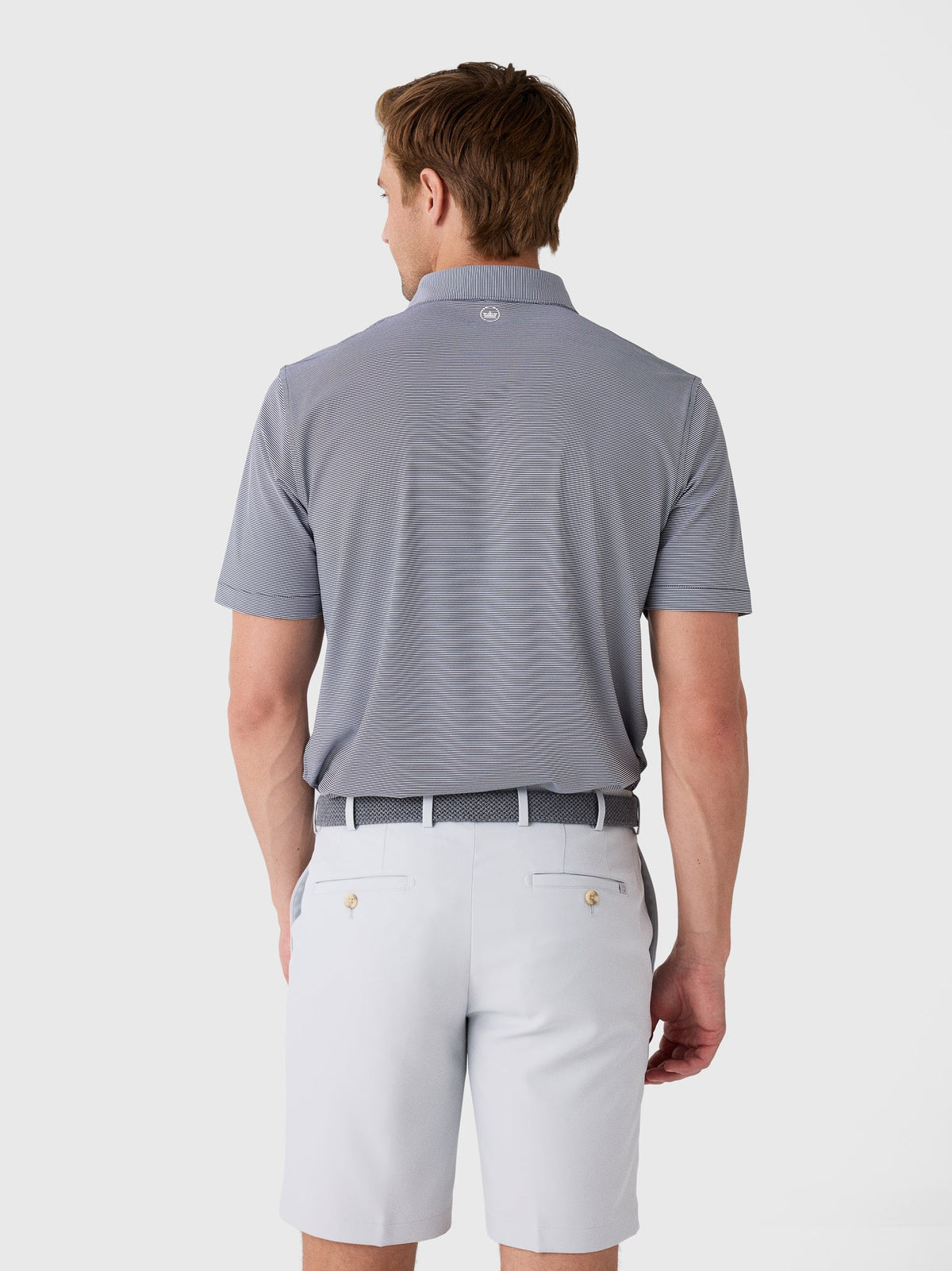 Peter Millar Collegiate Men's Jubilee Stripe Performance Jersey Polo