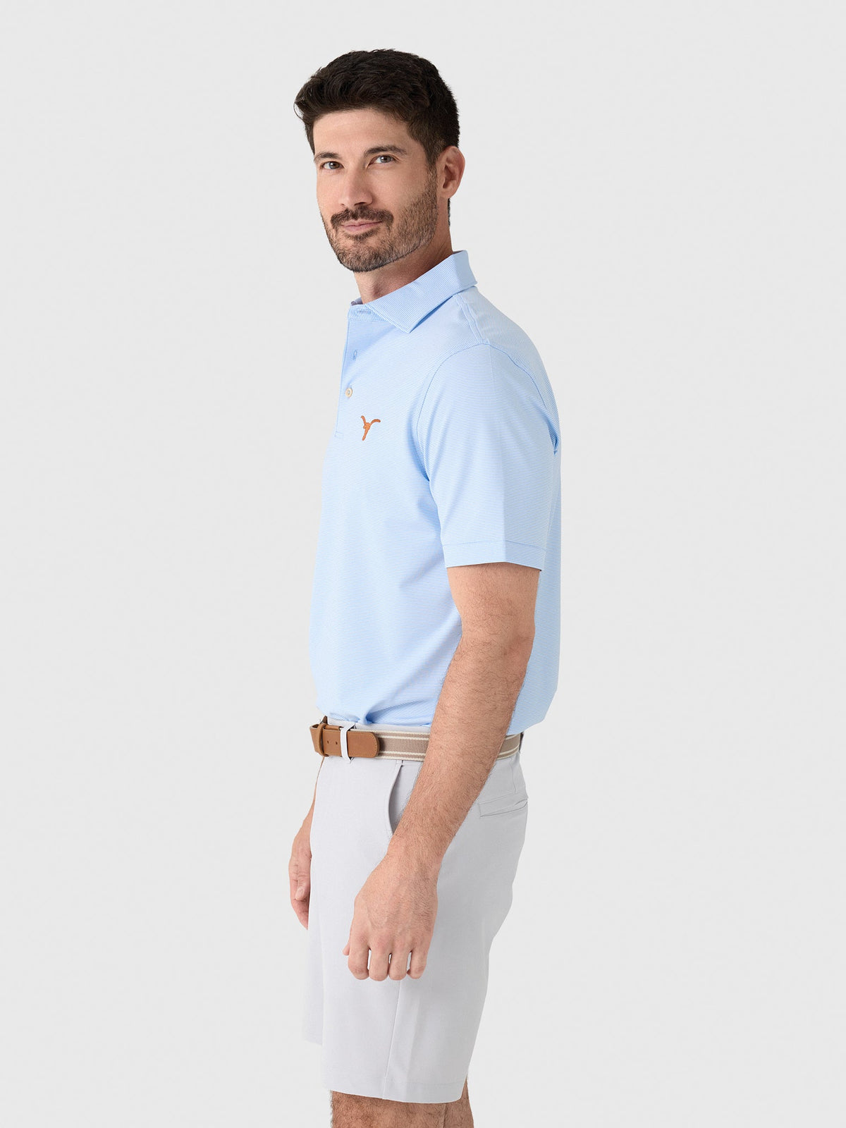 Peter Millar Collegiate Men's Jubilee Stripe Performance Jersey Polo