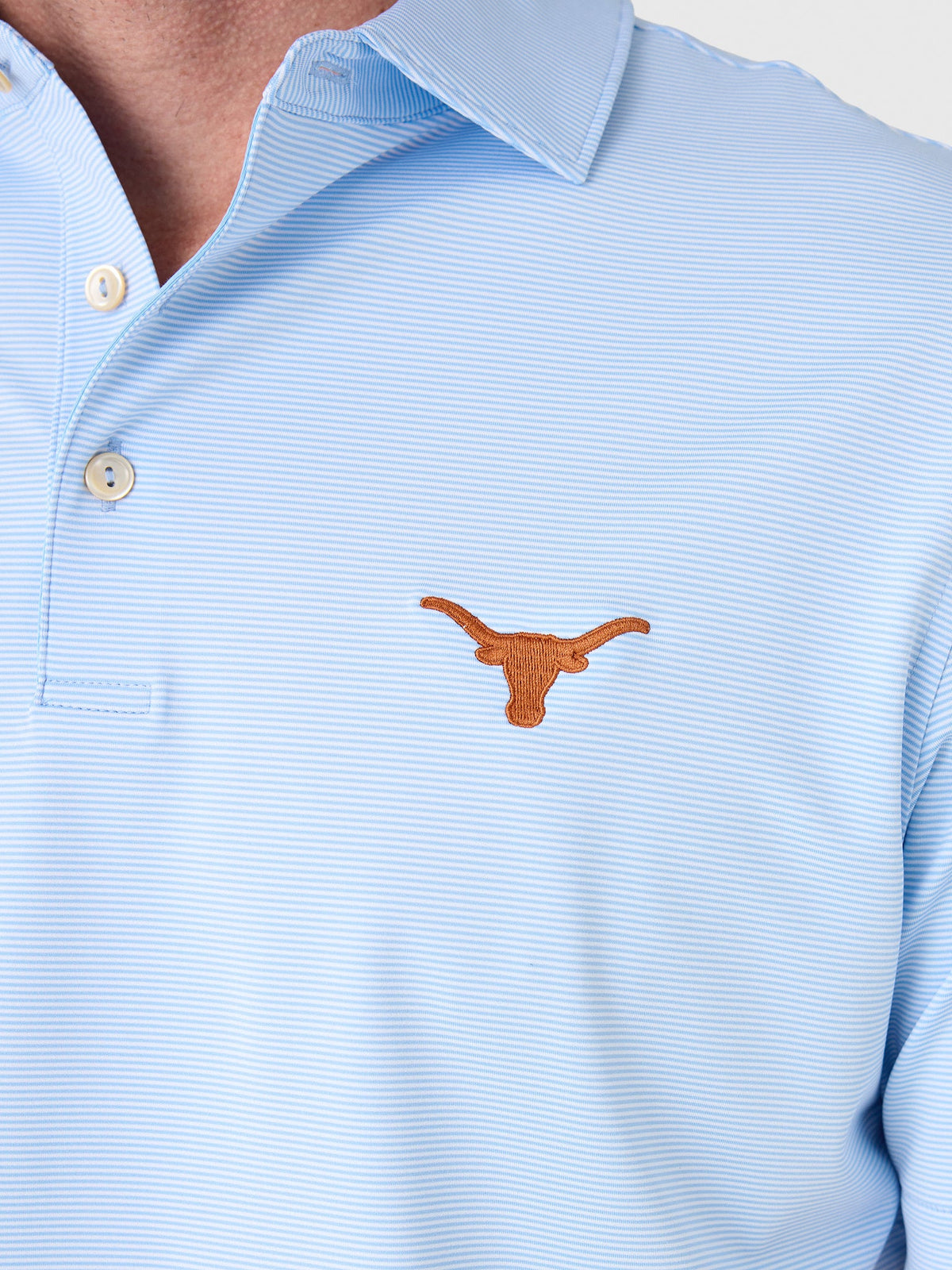 Peter Millar Collegiate Men's Jubilee Stripe Performance Jersey Polo