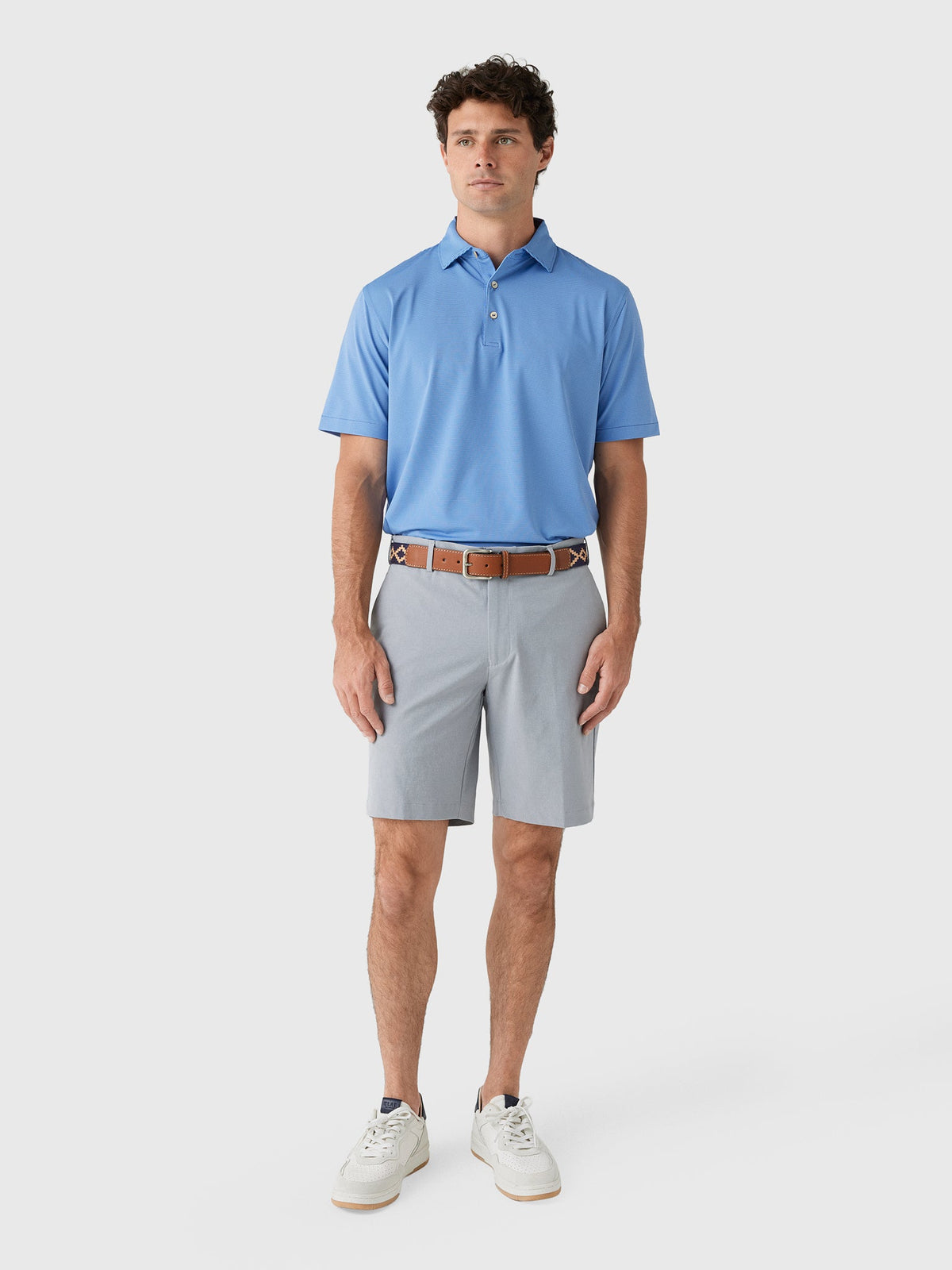 Peter Millar Crown Sport Men's Jubilee Performance Jersey Polo