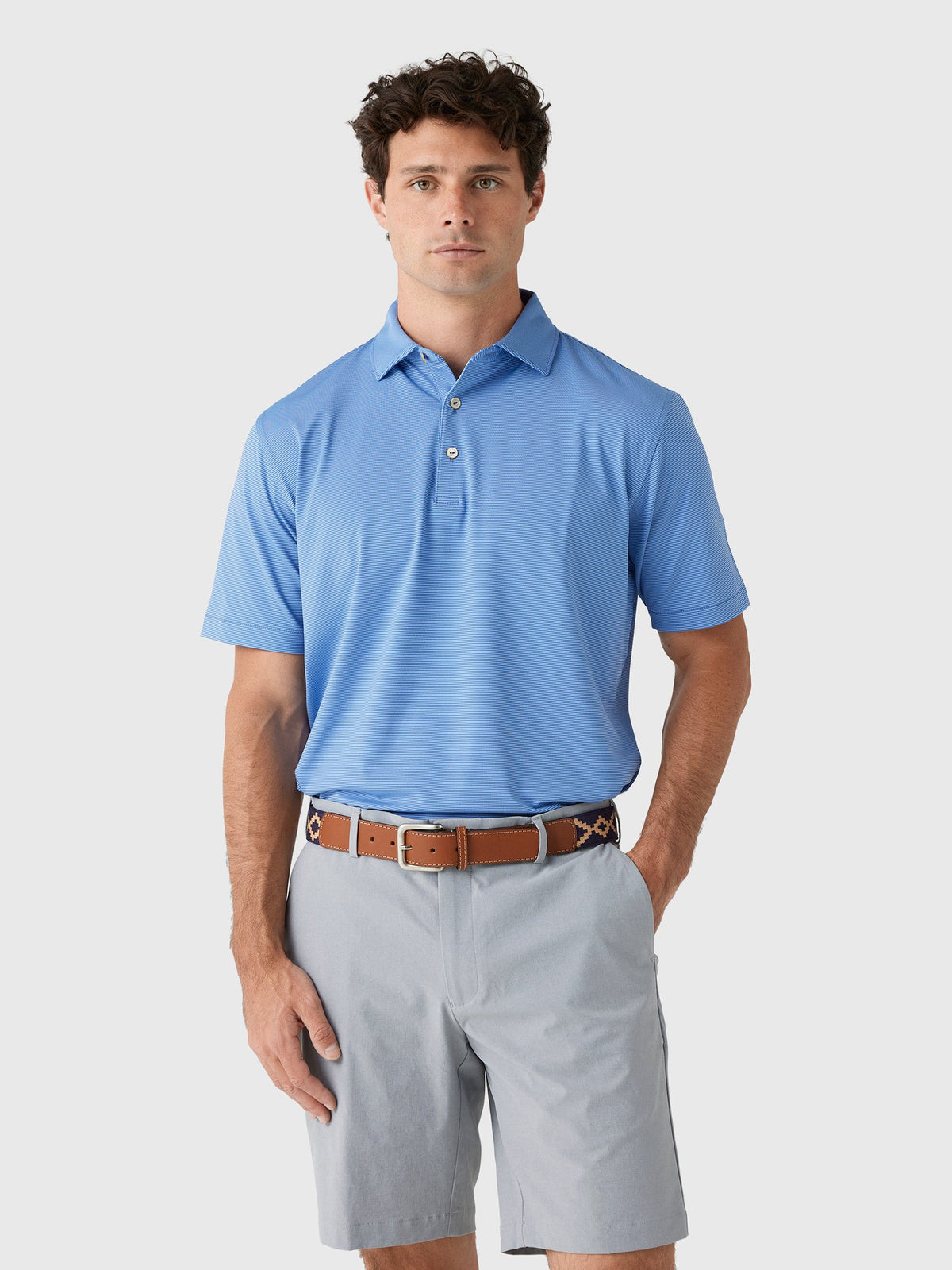 Peter Millar Crown Sport Men's Jubilee Performance Jersey Polo