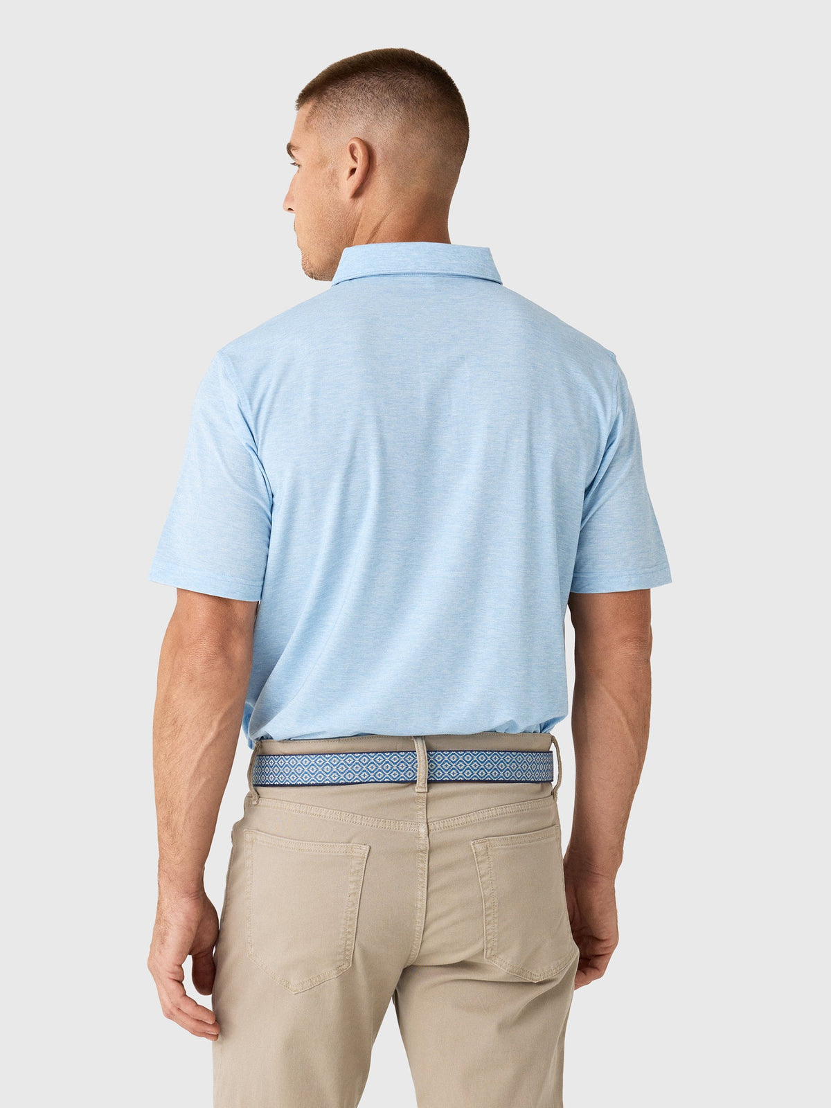 Peter Millar Crown Sport Men's Effortless Technical Comfort Performance Jersey Polo