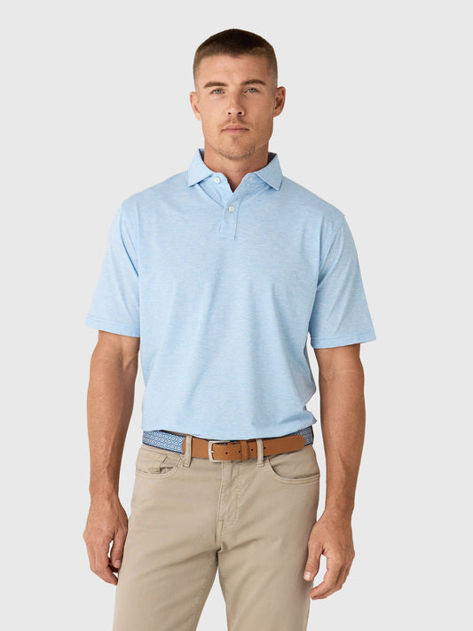 Peter Millar Crown Sport Men's Effortless Technical Comfort Performance Jersey Polo