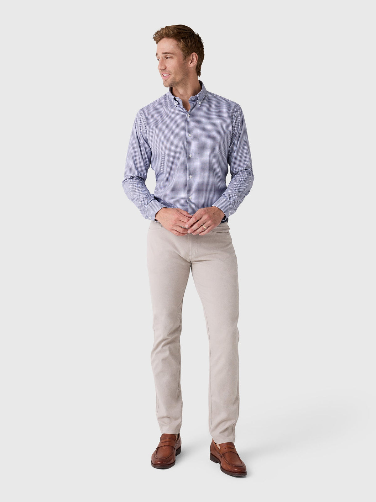 Peter Millar Crown Men's Gregory Crown Lite Cotton-Stretch Sport Shirt