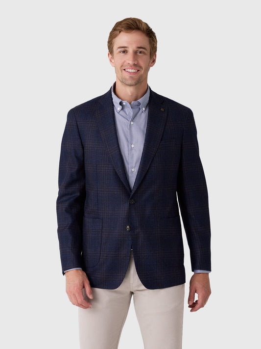 Peter Millar Crown Crafted Men's Collins Plaid Soft Jacket