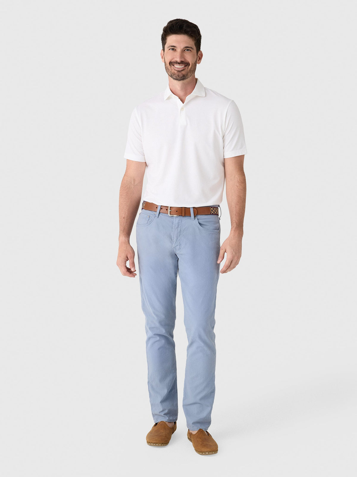 Peter Millar Crown Crafted Men's Albatross Cotton Blend Piqué Polo