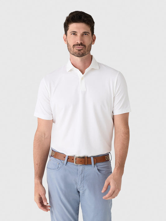 Peter Millar Crown Crafted Men's Albatross Cotton Blend Piqué Polo
