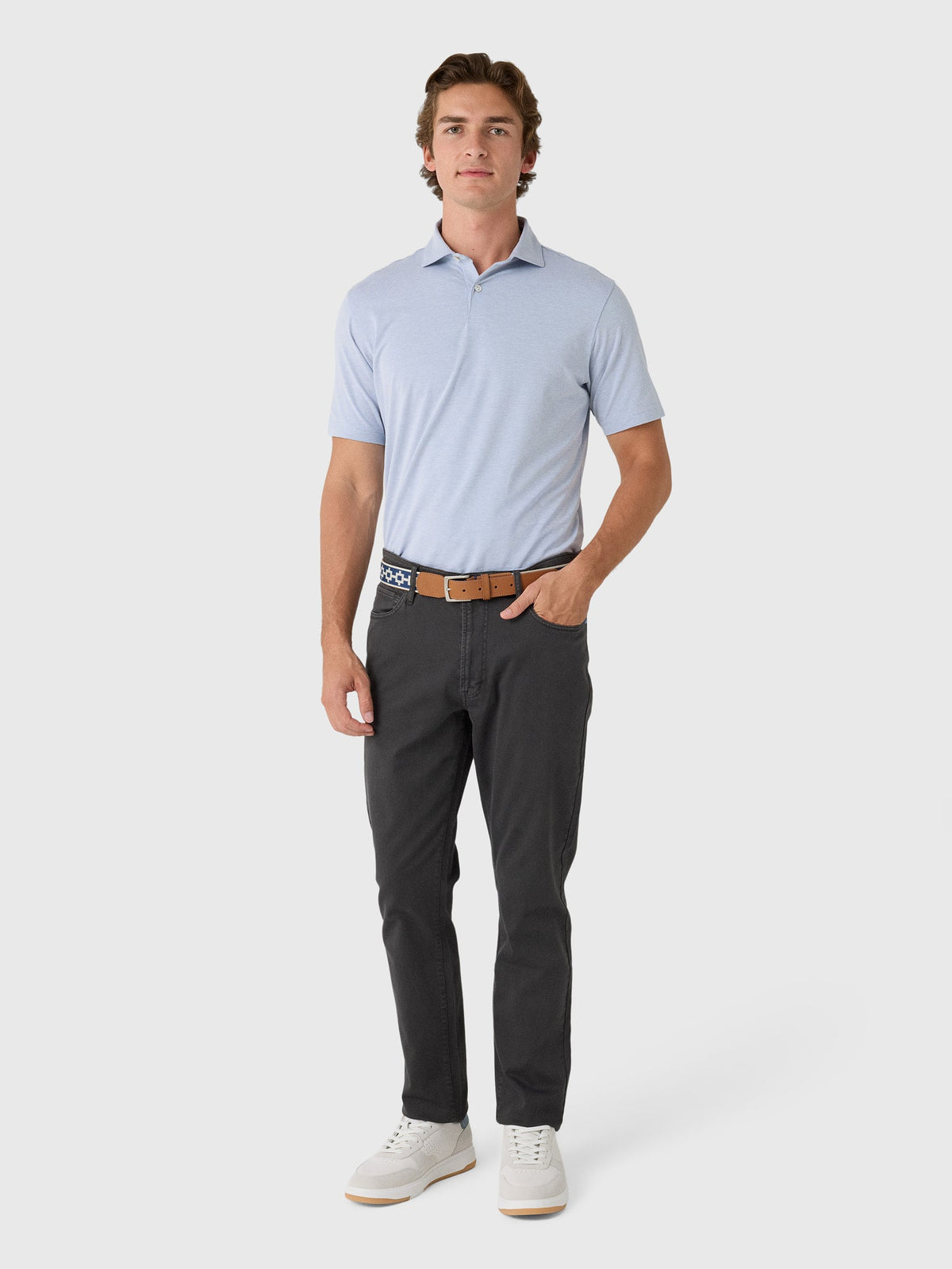 Peter Millar Crown Crafted Men's Albatross Cotton Blend Piqué Polo