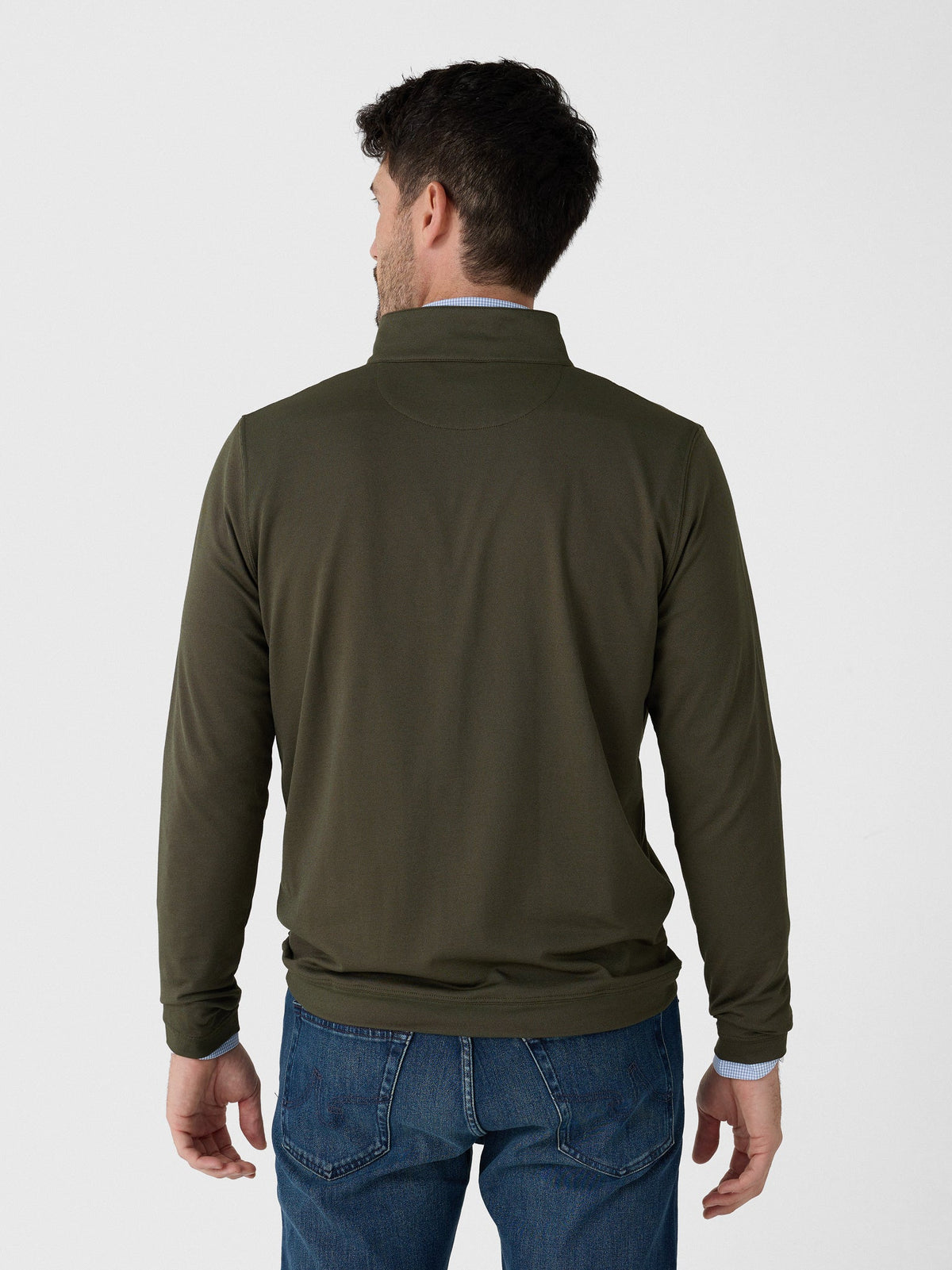 Peter Millar Crown Crafted Men's Albatross Cotton-Blend Piqué Quarter-Zip