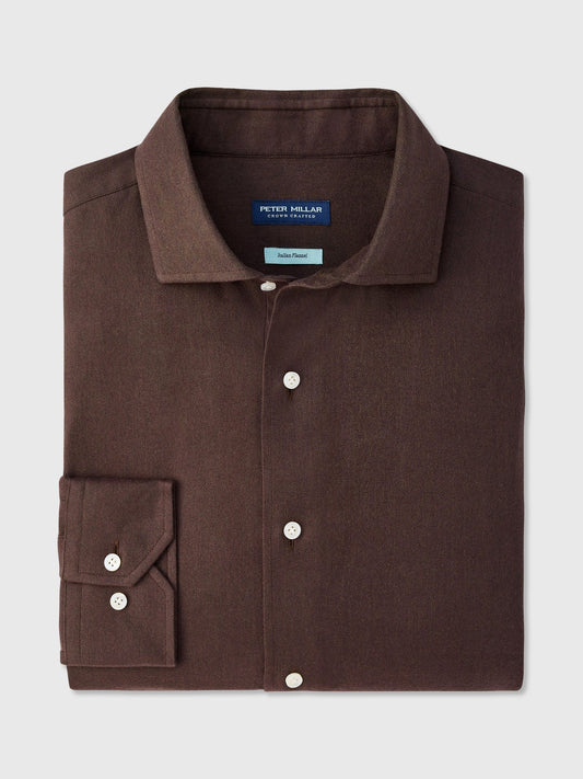 Peter Millar Crown Crafted Men's Brixen Italian Flannel Sport Shirt