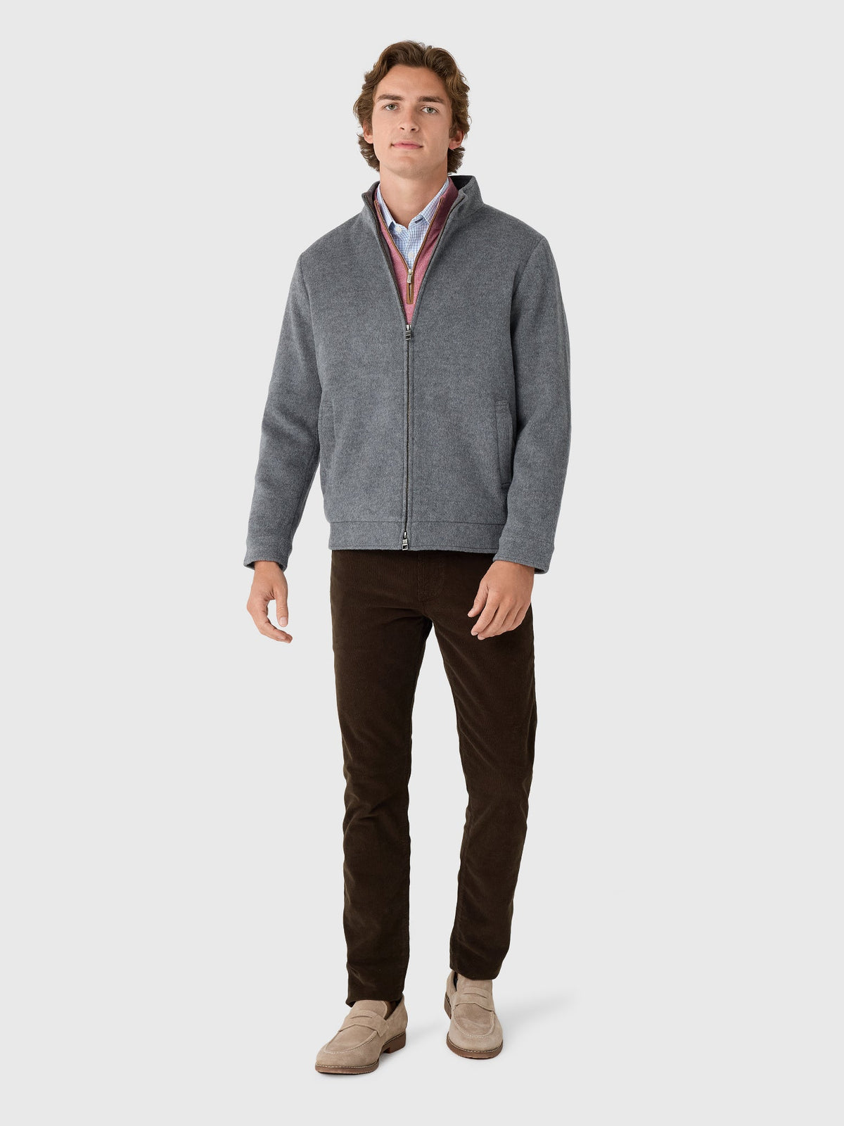 Peter Millar Crown Men's Flex Merino Bomber