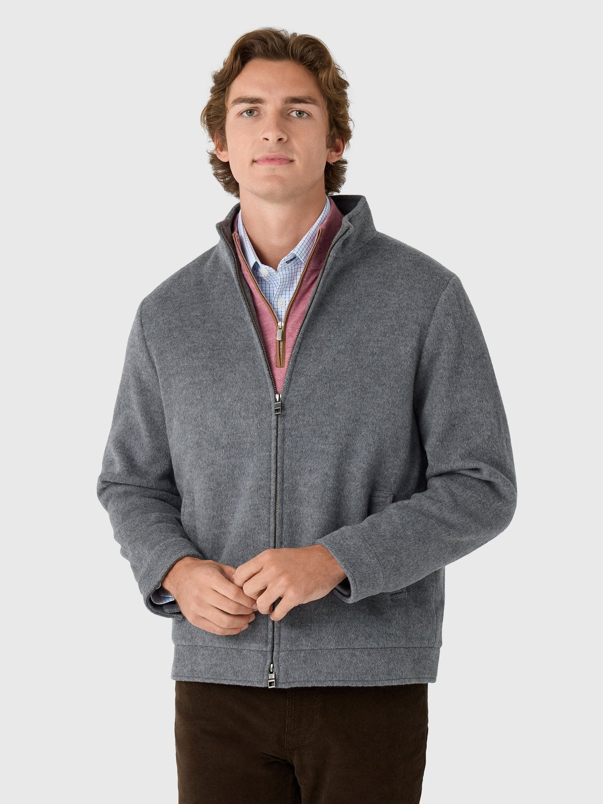 Peter Millar Crown Men's Flex Merino Bomber