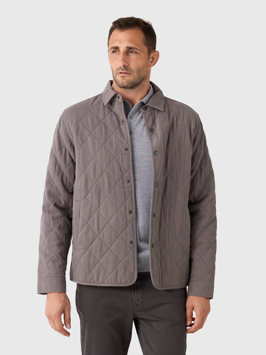 Peter Millar Crown Men's Chatham Cotton Cashmere Shirt Jacket