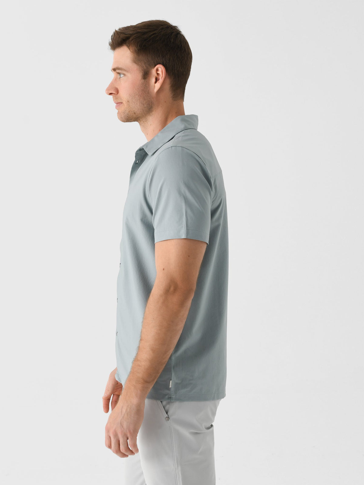 Vuori Men's Short Sleeve Manhattan Button-Down Shirt