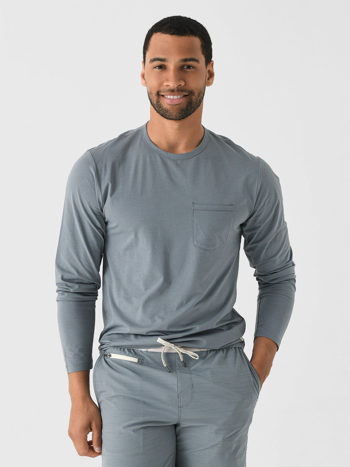 Vuori Men's Long Sleeve Feather Pocket Tee