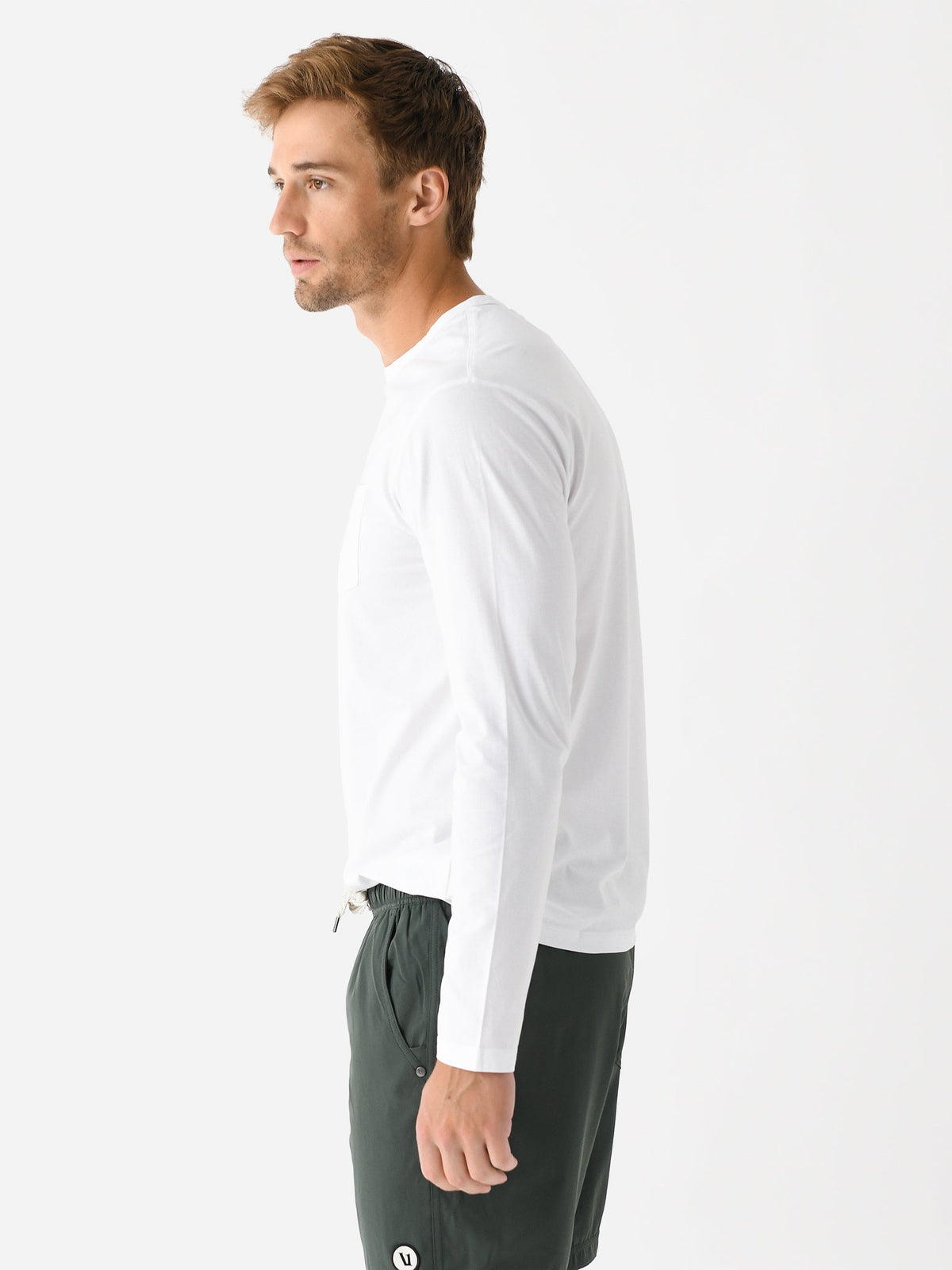 Vuori Men's Long Sleeve Feather Pocket Tee