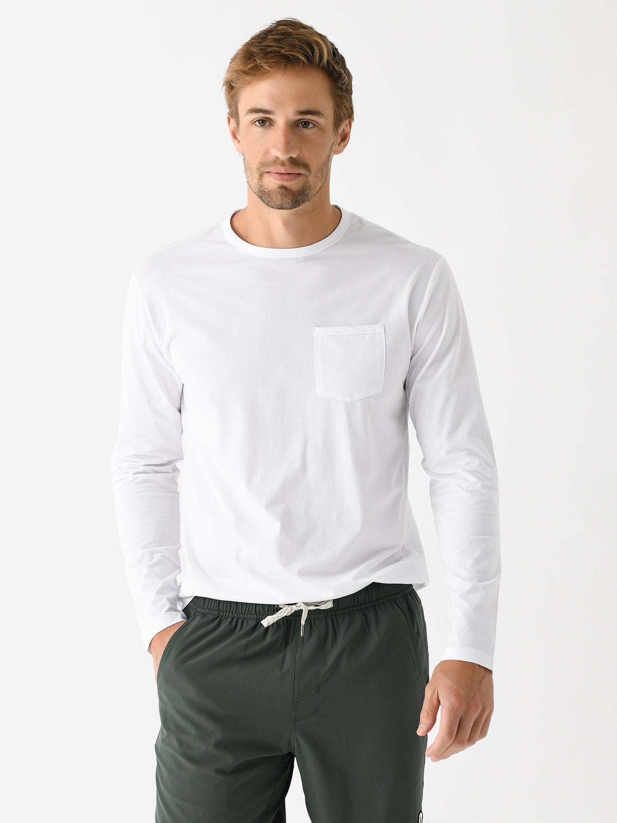 Vuori Men's Long Sleeve Feather Pocket Tee